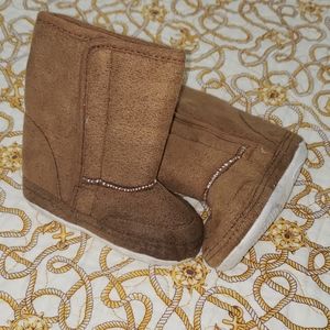 👶Adorable Brown Baby Boots